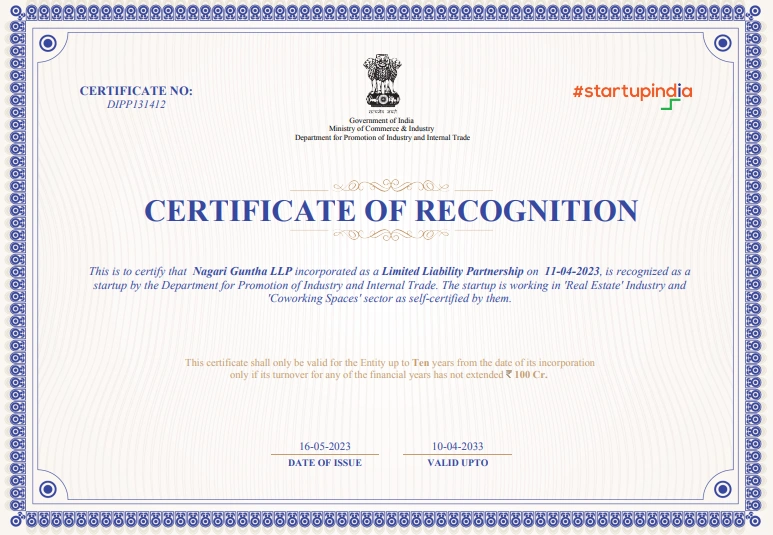 LLP Certificate of Incorporation — Ministry of Corporate Affairs