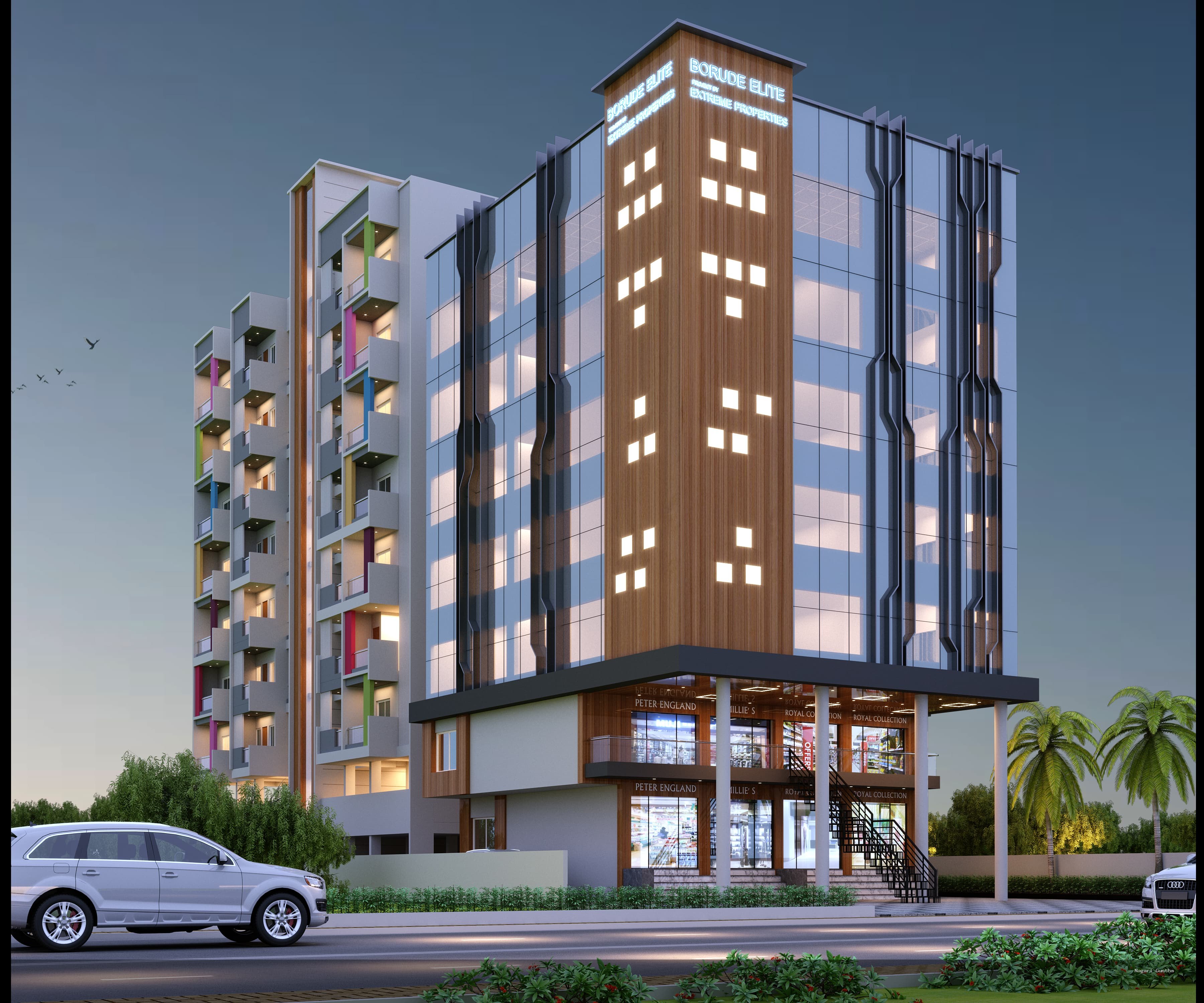 Borude Elite Luxirious Residential & Commercial Apartment Scheme